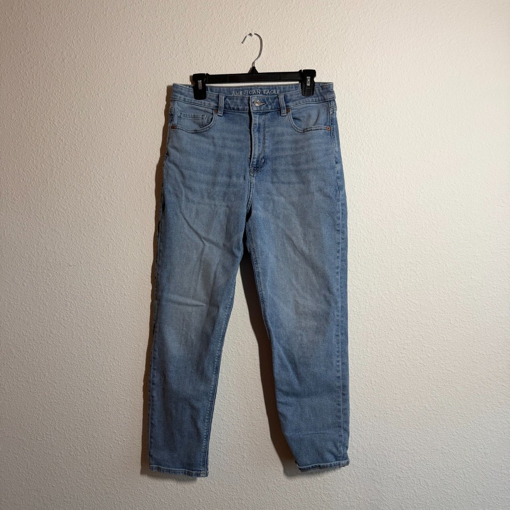 American Eagle Outfitters Skinny Jeans Women 32x26 Blue Denim Cotton Medium Wash